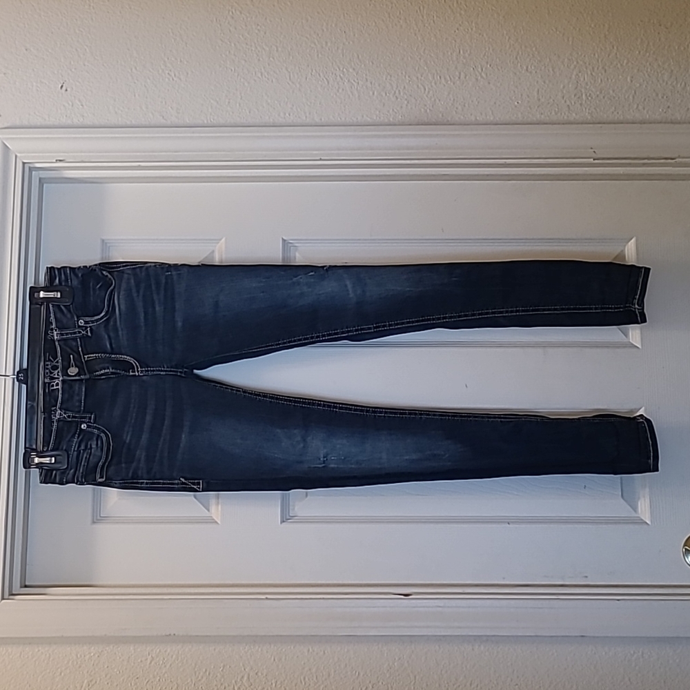 Buckle Black Skinny Jeans